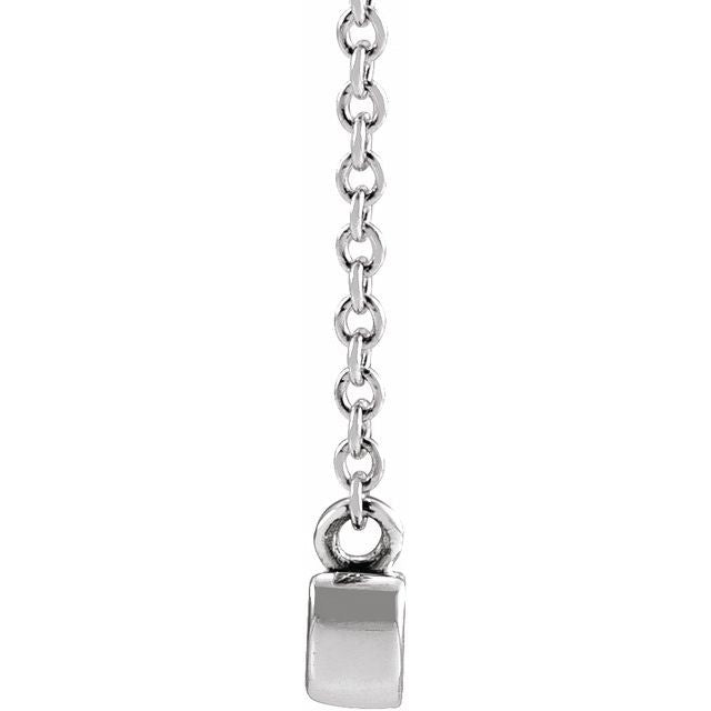 14K Petite Mommy, Mama and Mom Script Necklace with 18" Chain in Elegant Design