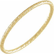 14K Yellow Stackable Ring Size 8