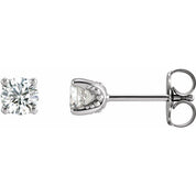 14K White 1/2 CTW Lab-Grown Diamond Stud Earrings