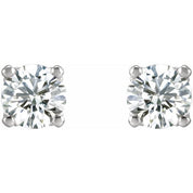 14K White 1/2 CTW Lab-Grown Diamond Stud Earrings