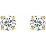 14K Yellow 1/3 CTW Lab-Grown Diamond Stud Earrings