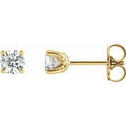 14K Yellow 1/3 CTW Lab-Grown Diamond Stud Earrings