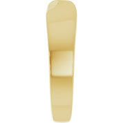 14K Yellow 5 mm Stackable Twisted Ring