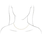 10K 1 mm Rope Chain