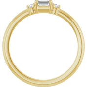 14K Yellow 1/3 CTW Natural Diamond Stackable Ring