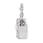Sterling Silver .04 CTW Natural Diamond Star 16-18" Necklace