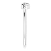 Sterling Silver Stackable Knot Ring - Part Number 52320:101:P