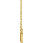 14K Faith Infinity 18" Necklace