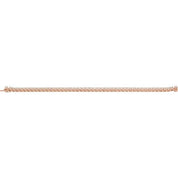 14K Rose 5 CTW Natural Diamond Line 7 1/4" Bracelet