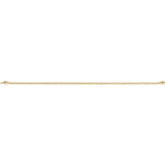 14K Yellow 1 CTW Lab-Grown Diamond Line 7 1/4" Bracelet