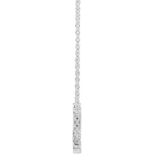 Platinum Believe 18" Necklace