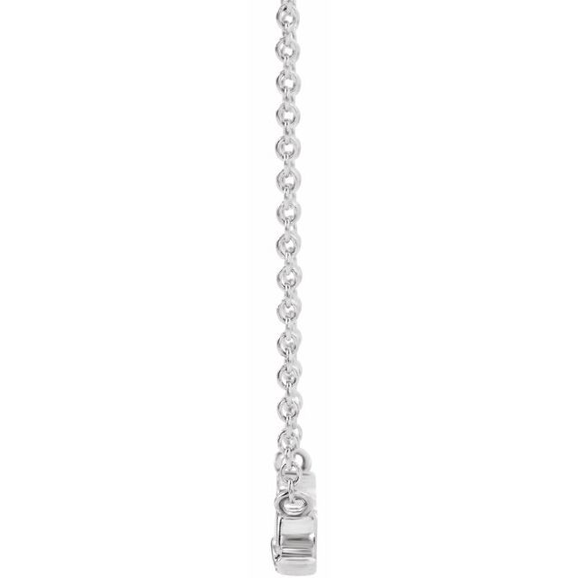 Sterling Silver Mrs 18" Necklace