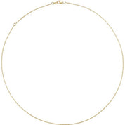 10K Yellow Gold Rope and Cable Chain Necklaces