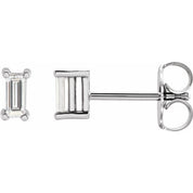 14K White 1/4 CTW Lab-Grown Diamond Stud Earrings