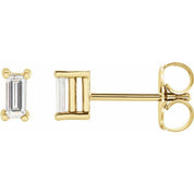 14K Yellow 1/4 CTW Lab-Grown Diamond Stud Earrings