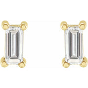 14K Yellow 1/4 CTW Lab-Grown Diamond Stud Earrings
