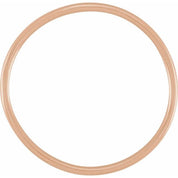 14K Rose Stackable Ring Size 7 - Elegant and Versatile Jewelry