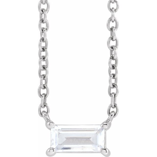 14K 1/3 CT Lab-Grown Diamond Necklace 16-18"