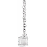 14K 1/3 CT Lab-Grown Diamond Necklace 16-18"