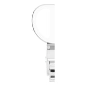 Sterling Silver .02 CT Natural Diamond Evil Eye Charm/Pendant