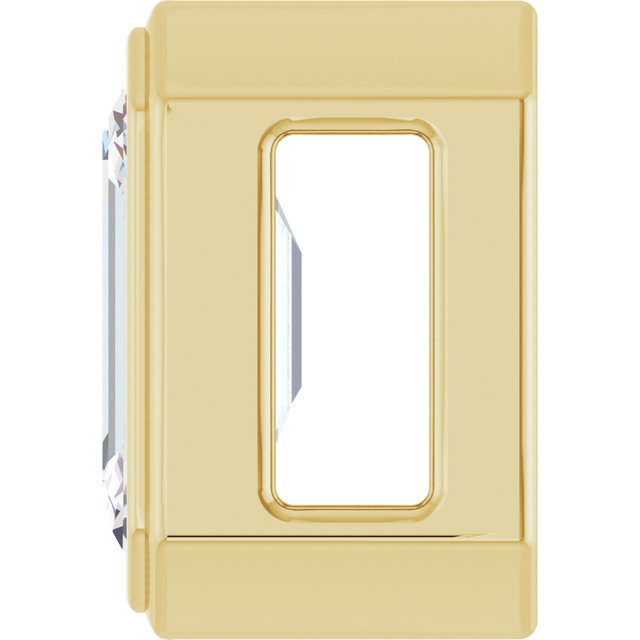 14K Yellow 1/4 CT Lab-Grown Diamond Pendant