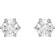 Platinum 3/4 CTW Natural Diamond Stud Earrings
