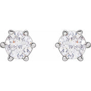 14K White 1/3 CTW Natural Diamond Stud Earrings