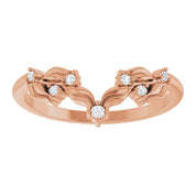 14K Rose .05 CTW Lab-Grown Diamond Anniversary Band