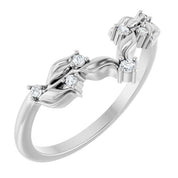 Platinum .05 CTW Lab-Grown Diamond Anniversary Band