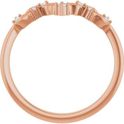 14K Rose .05 CTW Lab-Grown Diamond Anniversary Band