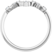 Platinum .05 CTW Lab-Grown Diamond Anniversary Band