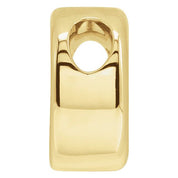 14K Yellow Block Initial D Slide Pendant