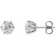 14K White 2 CTW Lab-Grown Diamond Earrings