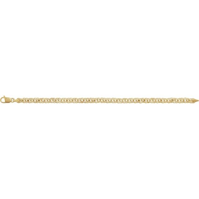 14K Yellow 4.7 mm Cable 7" Chain