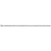 14K White 4.7 mm Cable 7" Chain