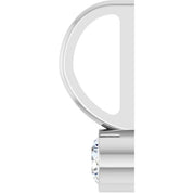 Platinum 1/10 CT Natural Diamond Charm/Pendant