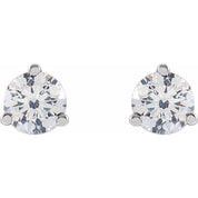 14K White 1/2 CTW Lab-Grown Diamond Stud Earrings