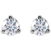 14K White 1/5 CTW Lab-Grown Diamond Stud Earrings