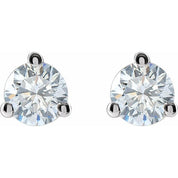 14K White 1/4  CTW Lab-Grown Diamond Stud Earrings