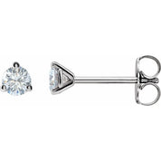 14K White 1/4  CTW Lab-Grown Diamond Stud Earrings
