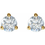 14K Yellow 3/4 CTW Lab-Grown Diamond Stud Earrings