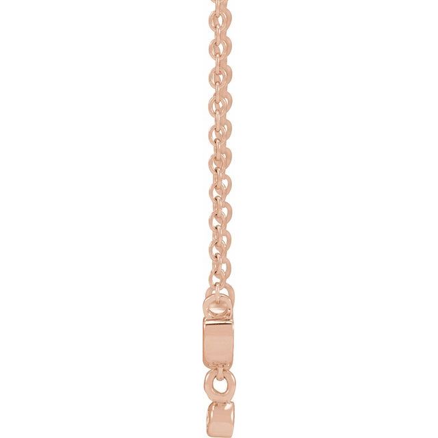 14K .015 CT Natural Diamond Mama 18" Necklace