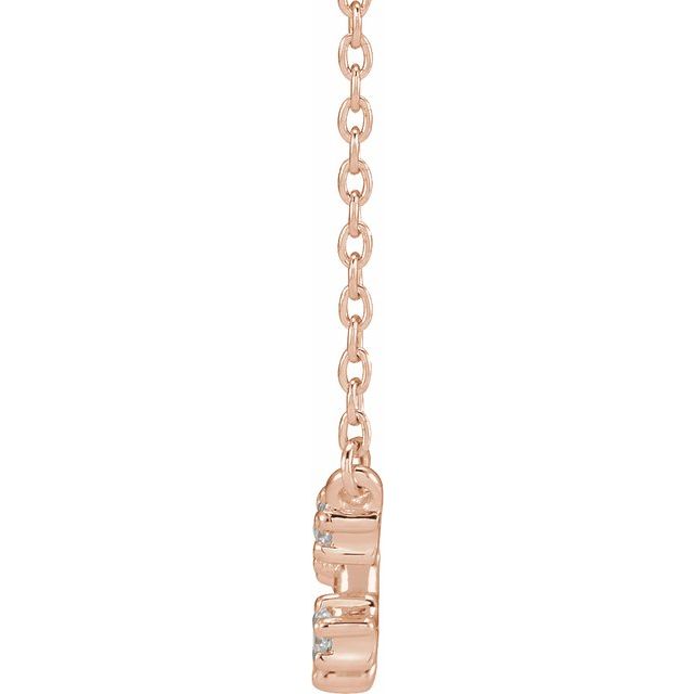 14K 1/5 CTW Natural Diamond Sagittarius Necklace 16-18"