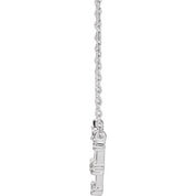 14K 1/6 CTW Natural Diamond Taurus Necklace 16-18"