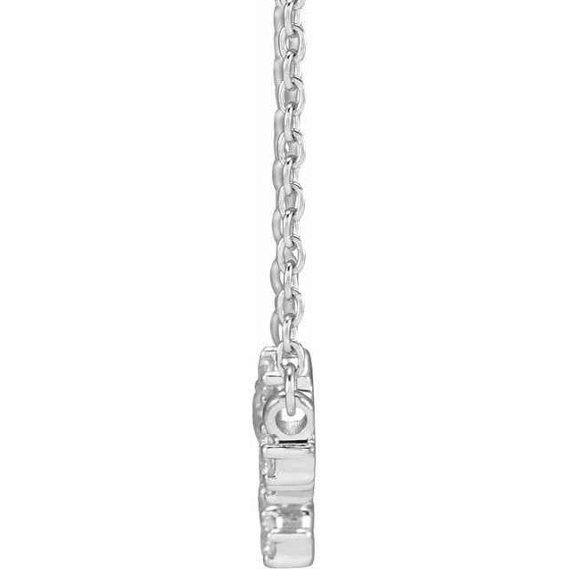 14K 1/6 CTW Natural Diamond Leo Necklace 16-18"