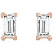 14K Rose 1/5 CTW Natural Diamond Stud Earrings