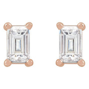 14K Rose 1/5 CTW Lab-Grown Diamond Stud Earrings