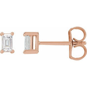 14K Rose 1/5 CTW Natural Diamond Stud Earrings