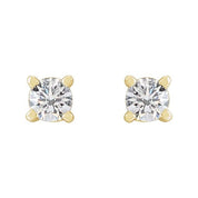 14K Yellow 1/8 CTW Lab-Grown Diamond Stud Earrings