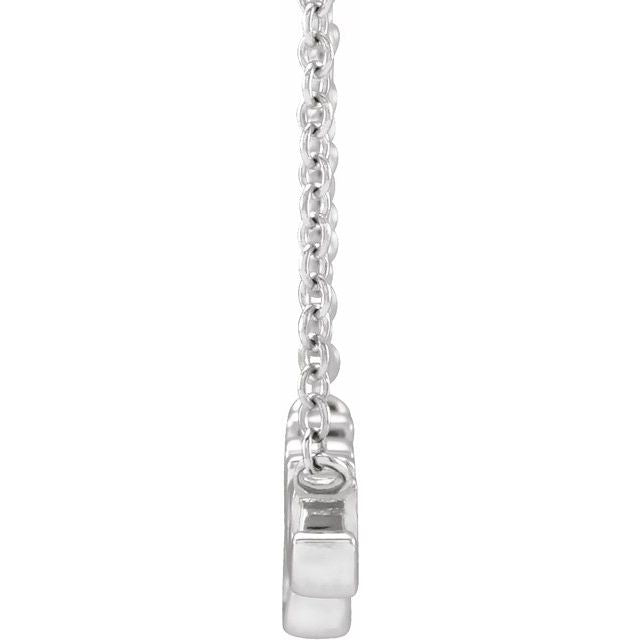 14k Gold Personalized Name Necklace on 18" Chain